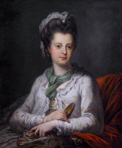 Portræt af Elizabeth Kerr, født Fortescue, markise af Lothian af Angelica Kauffmann
