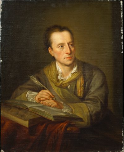 Portræt af Johann Joachim Winckelmann af Angelica Kauffmann
