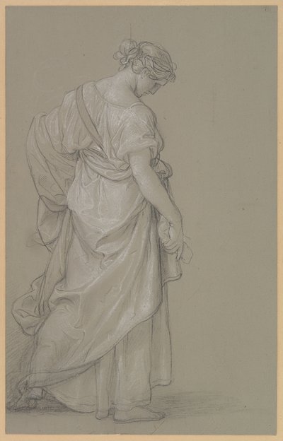 Studie af en stående kvinde af Angelica Kauffmann