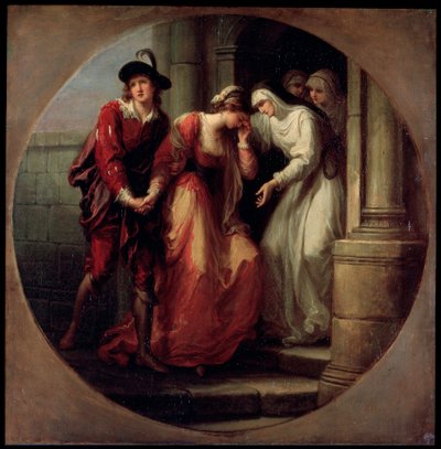 Afskeden mellem Abelard og Heloise, før 1780. af Angelica Kauffmann