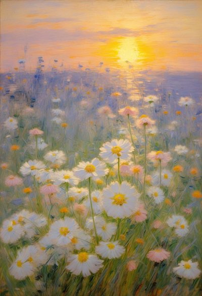 Blomster 85, ca. 2023 (olie på lærred) af Angelita Hawke