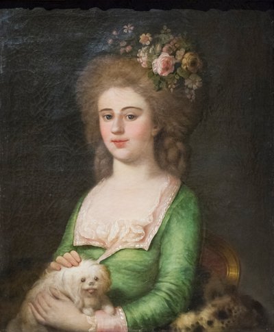Portræt af Teresa Campori af Angelo Crescimbeni