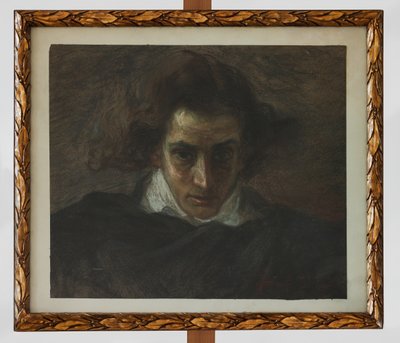 Portræt af en musiker (pastel) af Angelo Longanesi