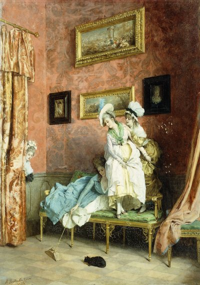 Holdt i fangenskab, 1874 af Angelo Martinetti