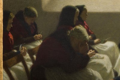 Tom stol, 1903 af Angelo Morbelli