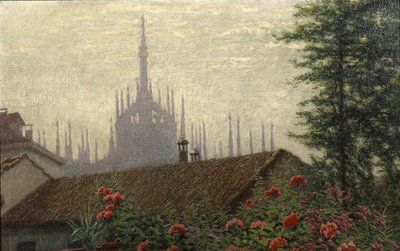 The Towers of the Duomo, 1900-1901. af Angelo Morbelli