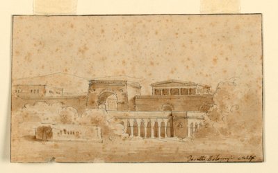 Scenedesign, antikke bygninger af Angelo Toselli