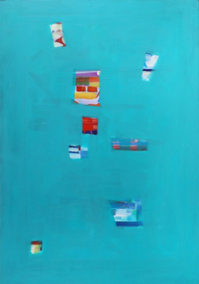 Inner Light II, 2021 (akryl på lærred) af Angie Kenber