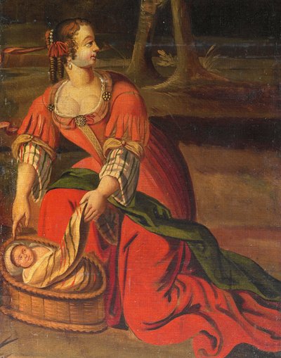Firedobbelt dobbeltsidet skærm, ca.1700 af Anglo Flemish School