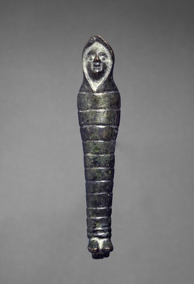 Indhyllet kvinde, fundet i Horncastle (bronze) af Anglo Saxon