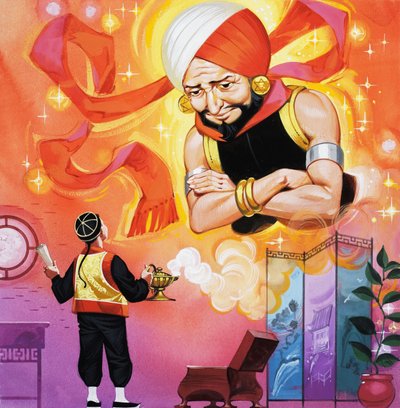 Aladdin og hans vidunderlige lampe af Angus McBride