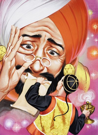 Aladdin og hans vidunderlige lampe af Angus McBride