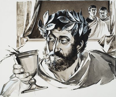 Kejser Commodus (gouache på papir) af Angus McBride
