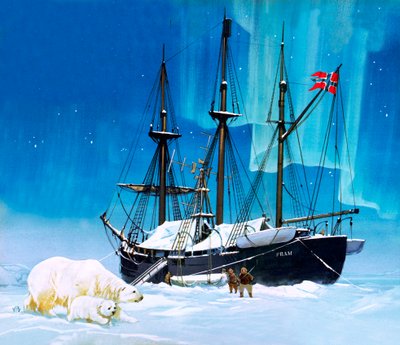 Fridtjof Nansen og Fram af Angus McBride