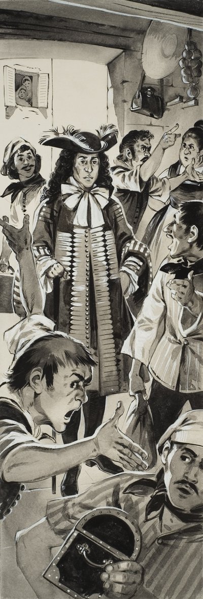 Grand Tour (gouache på papir) af Angus McBride
