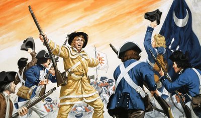Lord Cornwallis tvinges til at overgive sig ved Yorktown af Angus McBride