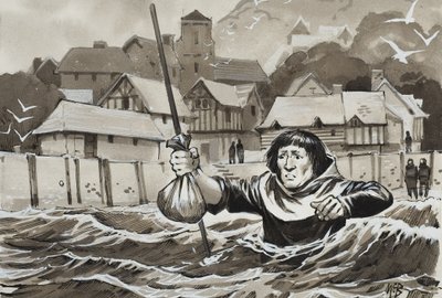 Peter de Sibley (gouache på papir) af Angus McBride