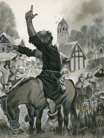 Peter Eremit (gouache på papir) af Angus McBride