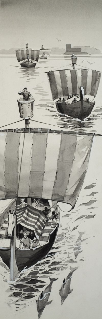 Fønikerne (gouache på papir) af Angus McBride