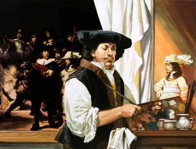 Rembrandt maler sit berømte portræt af borgerværnet af Angus McBride