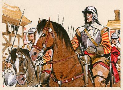 Rundhoved-soldater af Angus McBride