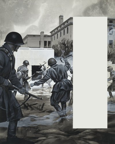 Scene fra Anden Verdenskrig af Angus McBride