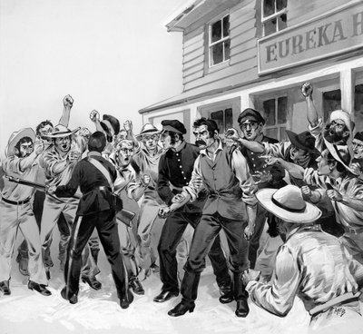 Forsvaret af Eureka-stoppestedet af Angus McBride