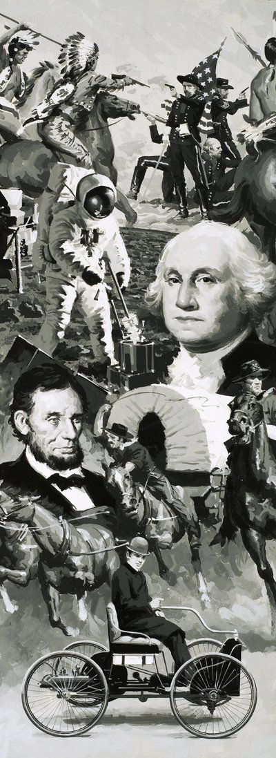 Montage af The Making of America af Angus McBride