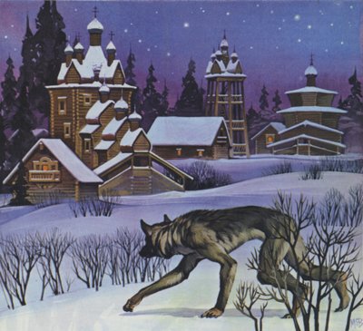 Varulve (farvelitografi) af Angus McBride