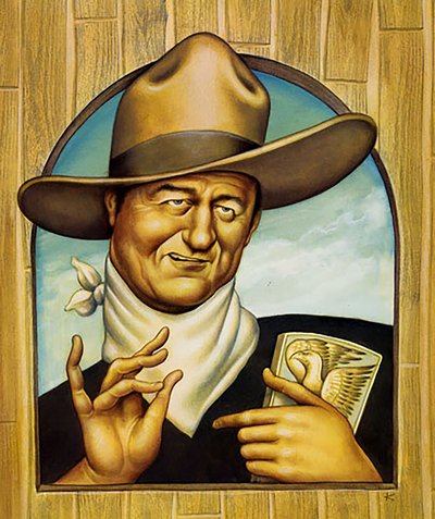 John Wayne af Anita Kunz