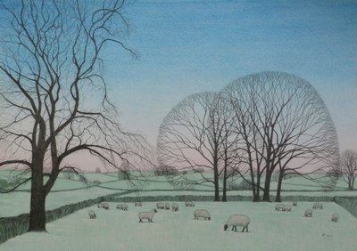Frostig morgen, 2012 af Anna Phillips