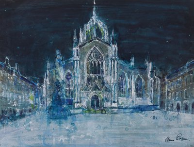 St Giles om natten af Ann Oram