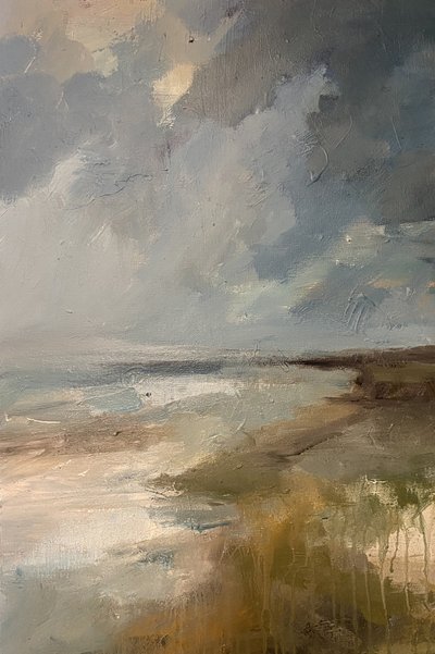 Ro på Stormy Beach af Anna-Karin Bergius