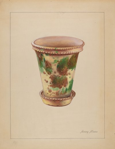Blomsterkrukke af Anna Aloisi