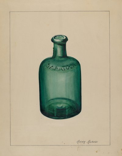 Glas flaske af Anna Aloisi