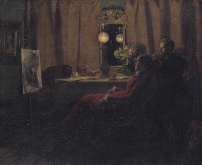 Bedømmelse af dagens arbejde af Anna Ancher