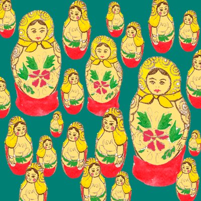 Russiske dukker af Anna Platts