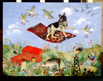 Chasing Clouds, 2010 (akryl) af Anna Pugh