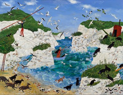 Davids fridag, 2013 (akryl) af Anna Pugh