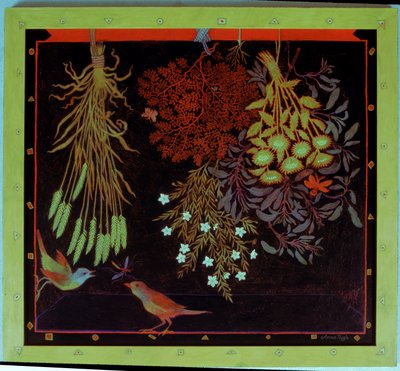 Hængende krydderurter af Anna Pugh