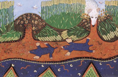 Mole on the Hill 2, 2016 (akryl) af Anna Pugh