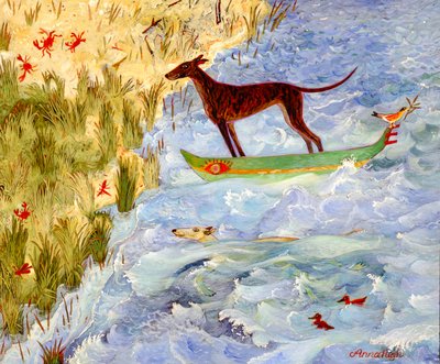 Nearly There, 2008 (akryl) af Anna Pugh