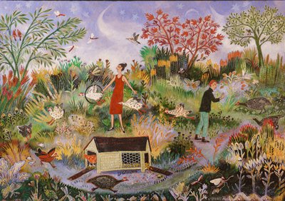 One Two Three, 2019 (akryl) af Anna Pugh