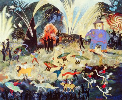 Party Time, 2010 (akryl) af Anna Pugh