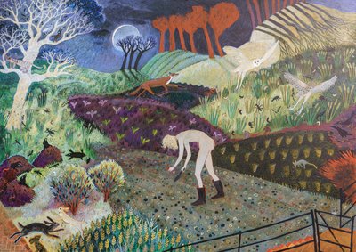 Perfekt til plantning, 2019 (akryl) af Anna Pugh