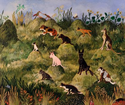 Ready, Steady..., 2012 (akryl) af Anna Pugh