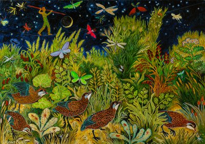 Skywire, 2020 (akryl) af Anna Pugh