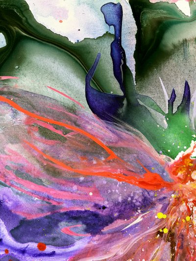 Farverig, flydende drøm af Anna Viklund