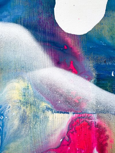 Dynamiske, flydende abstrakte farver af Anna Viklund