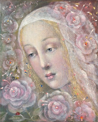 Kisses of the Wind, 2015 (olie på belgisk linned) af Annael Anelia Pavlova